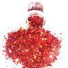 Chunky Glitters voor Lichaam en Gezicht (Rood) (8g)