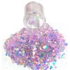 Chunky Glitters voor Lichaam en Gezicht (Lila) (8g)