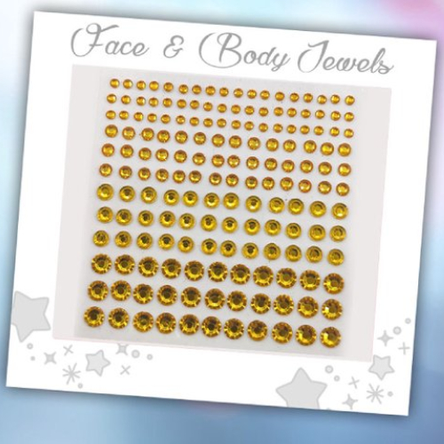 Face & Body Jewels (165 Diamantjes Goud)