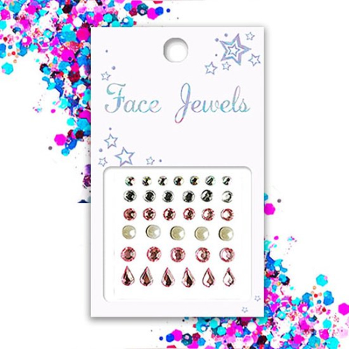 Face & Body Jewels (Zilveren Diamant Parels)