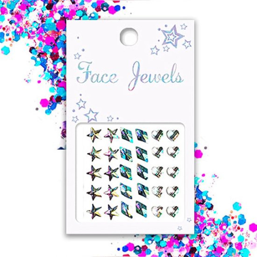 Face & Body Jewels (Diamant Ster/Ruit/Hart)