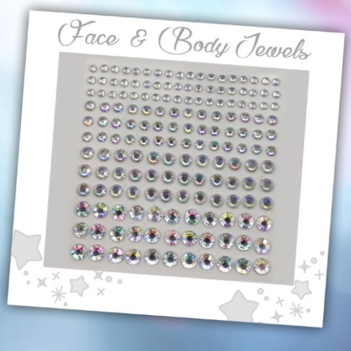 Face & Body Jewels (165 Diamantjes Transparant)