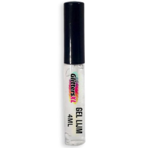 Glitter Gel Huid Lijm met Kwastje voor Gezicht en Lichaam (4ml)