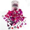 Chunky Glitters voor Lichaam en Gezicht (Halloween Figuurtjes Roze/Paars) (8g)