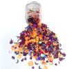 Chunky Glitters voor Lichaam en Gezicht (Halloween Figuurtjes Paars/Oranje) (8g)