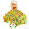 Chunky Glitters voor Lichaam en Gezicht (Hartjes Regenboog) (8g)