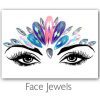 Festival Diamant Face Jewels (Blauw/Paars/Roze)