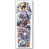 Temporary Tattoo Arm Sleeve Halloween (48x17cm)