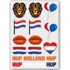 Temporary Tattoo Nederland / Holland Oranje (A5 formaat)