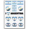 Tijdelijke Tattoo Argentinië (A5 formaat)