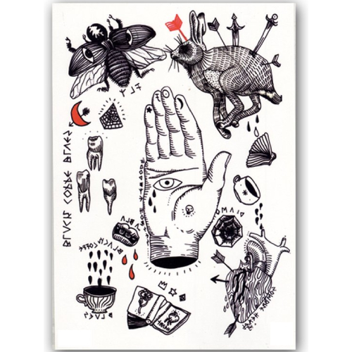 Temporary Tattoo Halloween (A5 formaat)