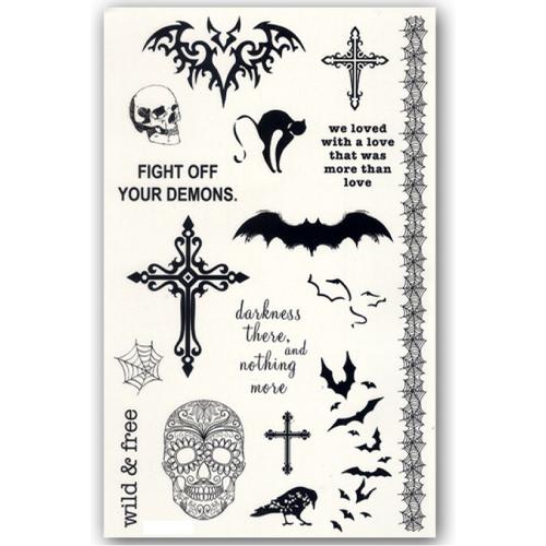 Temporary Tattoo Halloween (A5 formaat)