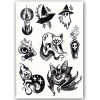 Temporary Tattoo Halloween (A5 formaat)