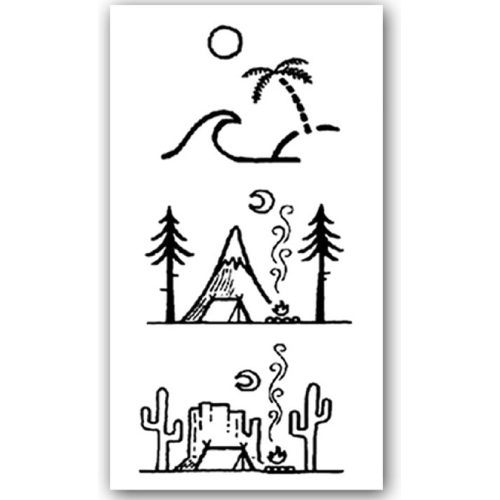 Temporary Tattoo Landschap (11x6cm)