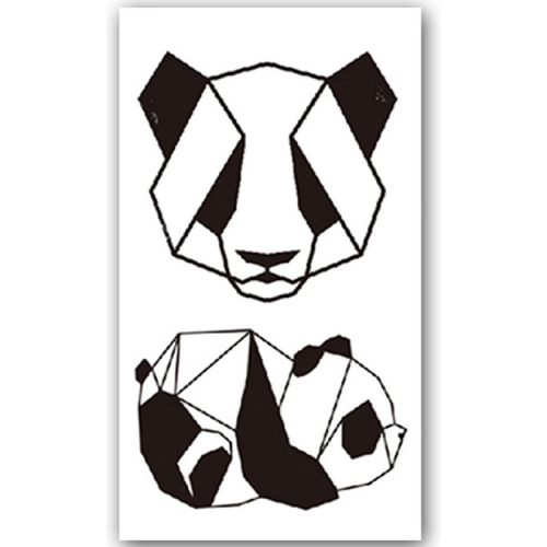 Temporary Tattoo Panda (11x6cm)