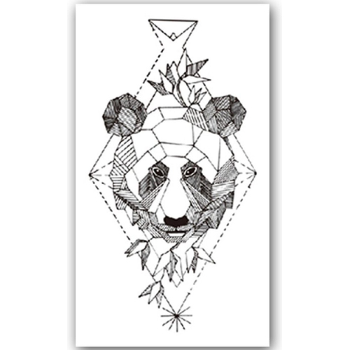 Temporary Tattoo Panda (11x6cm)