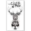 Temporary Tattoo Hert/Roos (11x6cm)