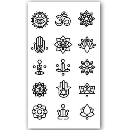 Temporary Tattoo Religie (11x6cm)