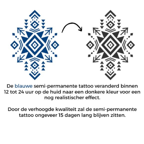 Temporary Tattoo Figuren (8x11 cm)