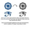 Temporary Tattoo Oog van Horus (8x11 cm)