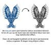 Temporary Tattoo Uil/Vogel (8x11 cm)