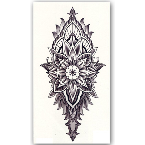 Temporary Tattoo Bloem (21x12 cm)