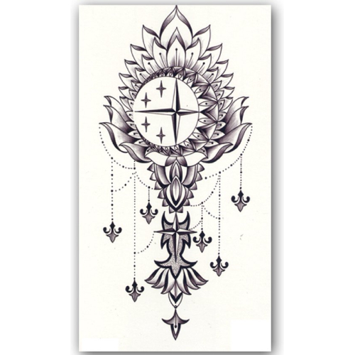 Temporary Tattoo Dromenvanger/Bloem (21x12 cm)