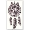 Temporary Tattoo Dromenvanger Wolf (21x12 cm)