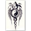 Temporary Tattoo Yin en yang (A5 formaat)