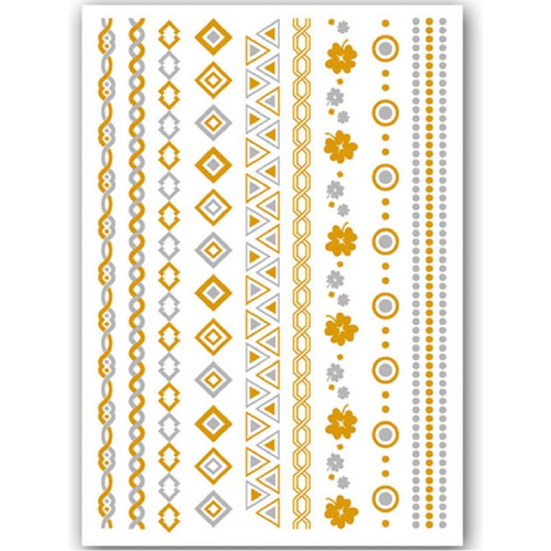 Temporary Tattoo Goud/Gold (11x6cm)