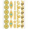 Temporary Tattoo Goud / Gold Ibiza Stijl (11x6cm)