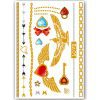 Temporary Tattoo Goud / Gold Ibiza Stijl (11x6cm)