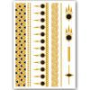 Temporary Tattoo Goud / Gold Ibiza Stijl (11x6cm)