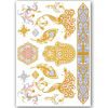 Temporary Tattoo Goud / Gold Ibiza Stijl (11x6cm)