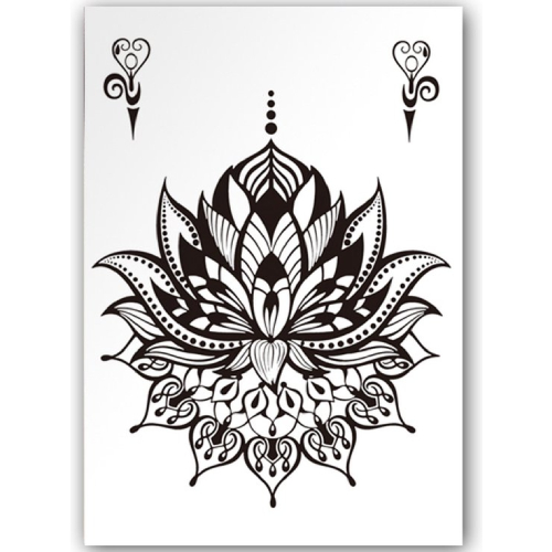 Temporary Tattoo Bloem (11x8 cm)