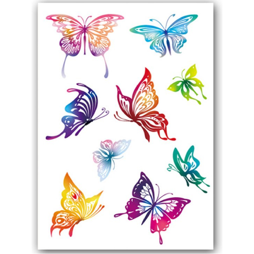 Temporary Tattoo Vlinders (15x11 cm)