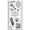 Temporary Tattoo Veer/Sleutel/Tekst/Bloem (19x9 cm)