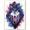 Temporary Tattoo Wolf/Husky (A5 formaat)