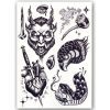 Temporary Tattoo Duivel/Diablo (A5 formaat)