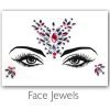 Festival Diamant Face Jewels (Roze/Zilver)