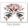 Festival Diamant Face Jewels (Paars/Geel)