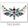 Festival Diamant Face Jewels (Blauw/Groen/Roze)