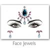 Festival Diamant Face Jewels (Blauw/Paars)