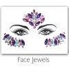 Festival Diamant Face Jewels (Paars/Roze)