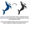 Temporary Tattoo Orka/Walvis (6x6 cm)