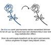 Temporary Tattoo Roos Bloem (6x6 cm)