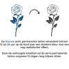 Temporary Tattoo Roos Bloem (6x6 cm)