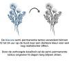 Temporary Tattoo Bloemen (6x6 cm)